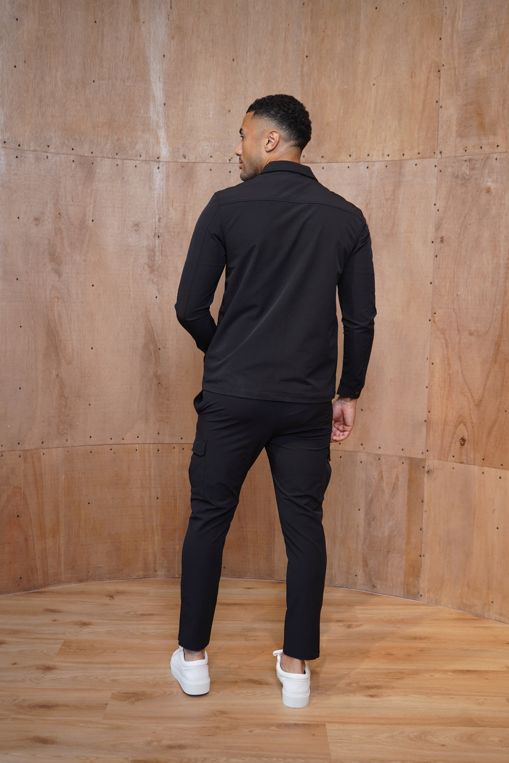 Capo Utility Regular Cargo Pants - Black