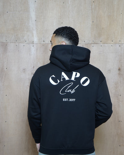 Capo Club Relaxed Hoodie - Black