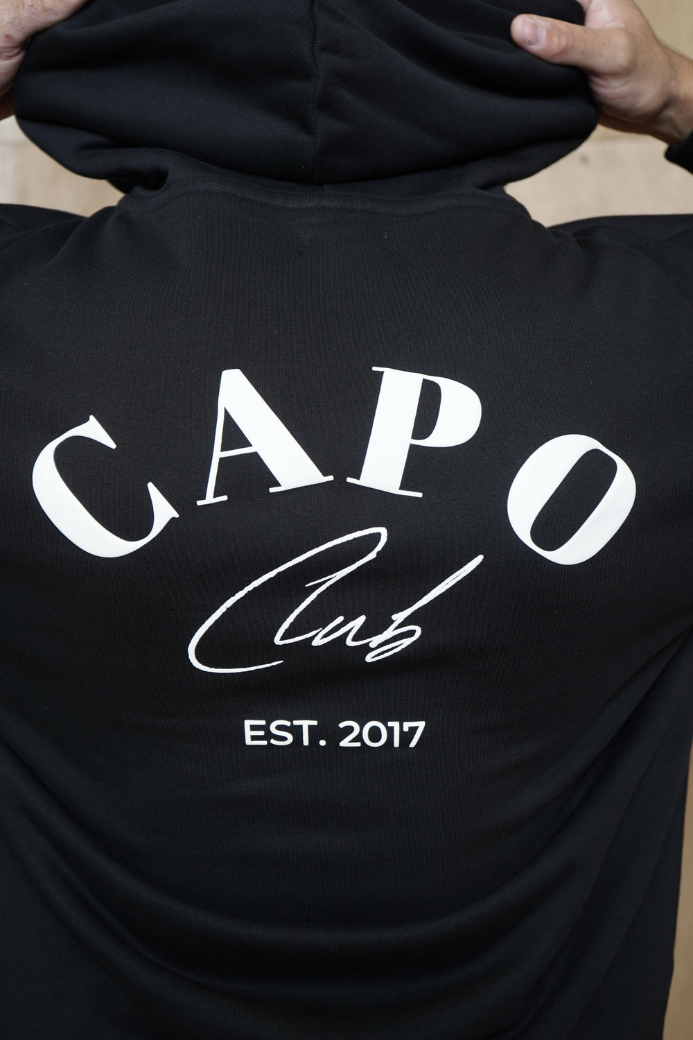 Capo Club Relaxed Hoodie - Black