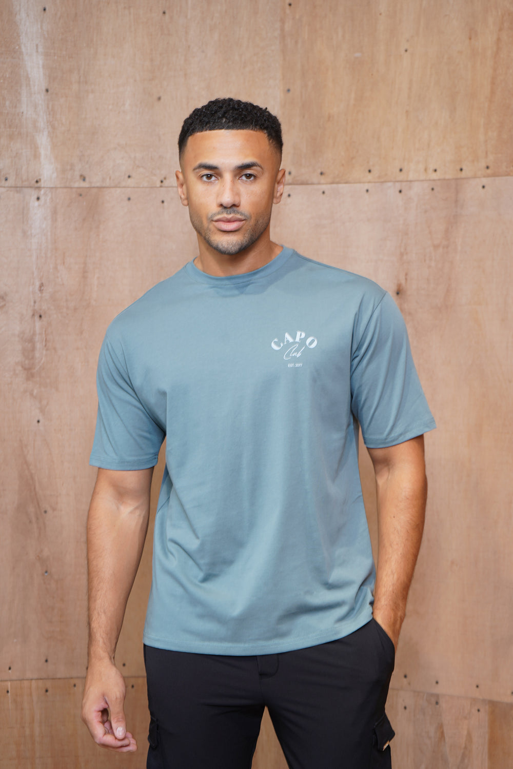 Capo Beach Club T-Shirt - Dusky Blue