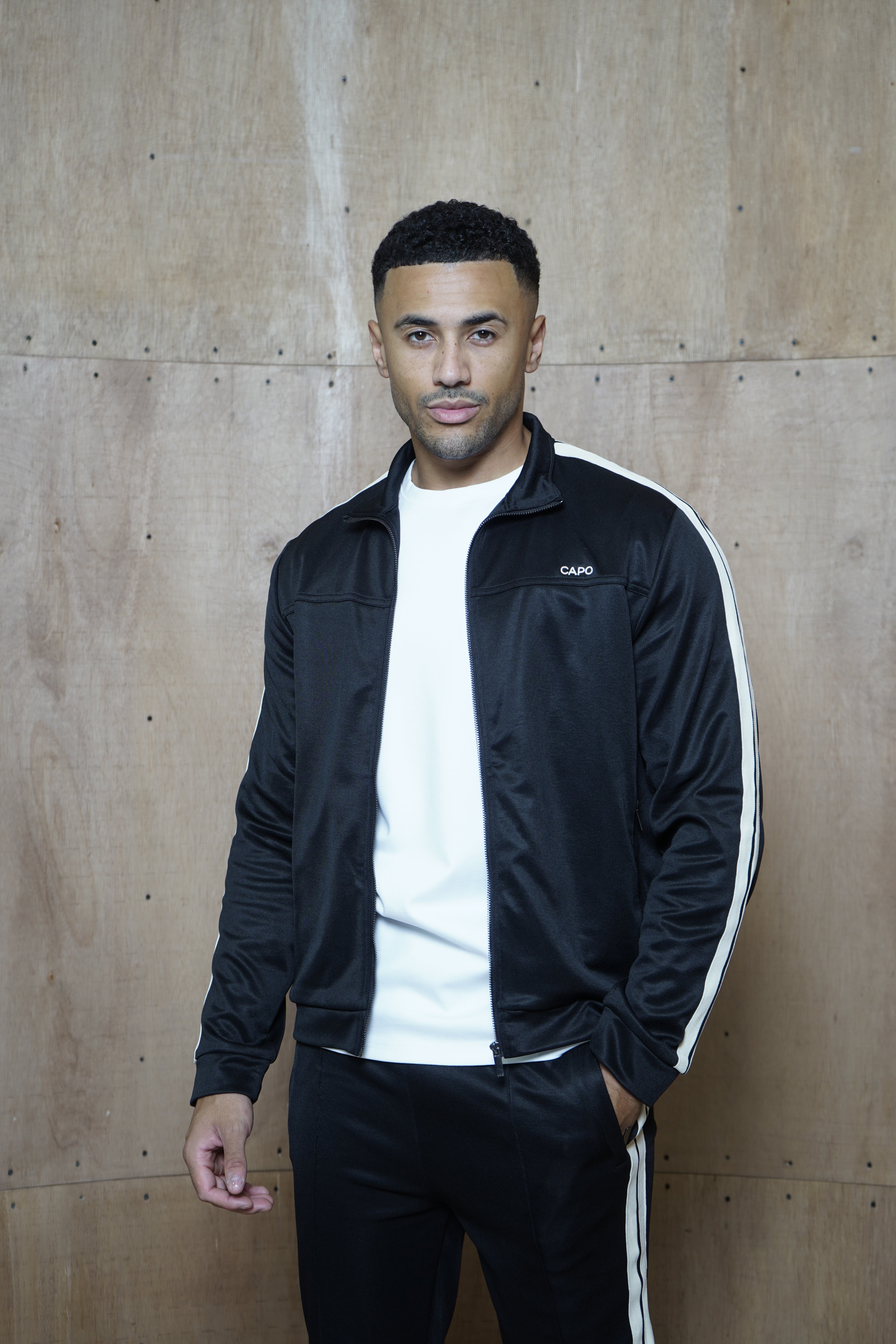 Capo Tape Track Jacket - Black