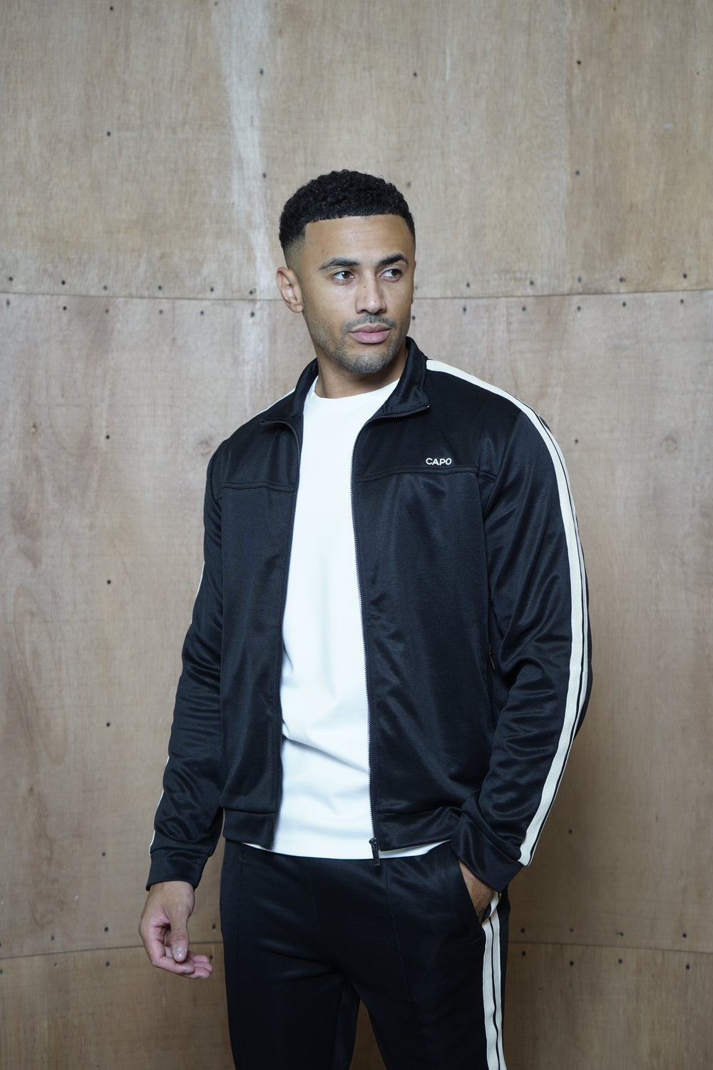 Capo Tape Track Jacket - Black