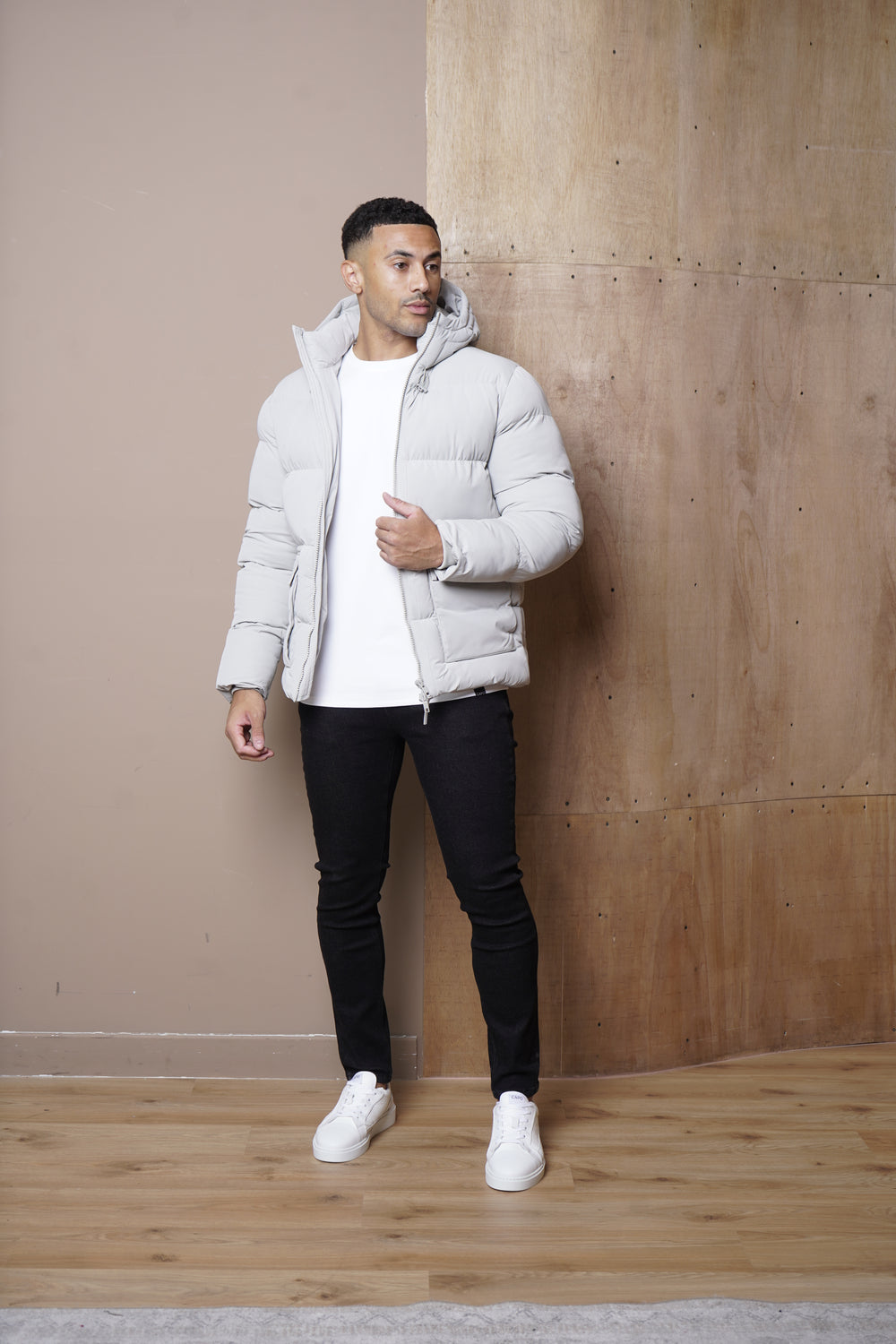 Capo Puffer Coat - Stone