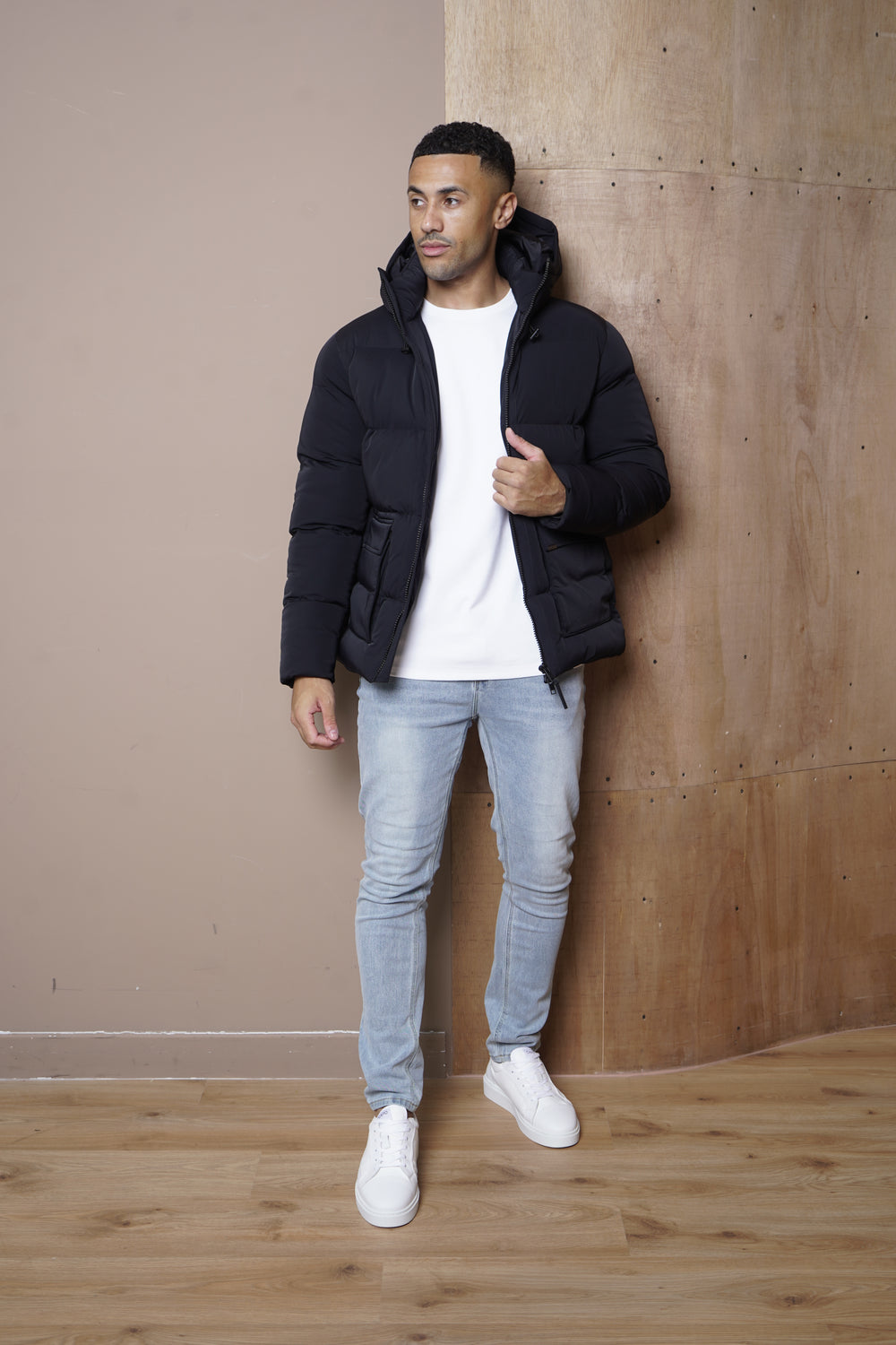 Capo Puffer Coat - Black