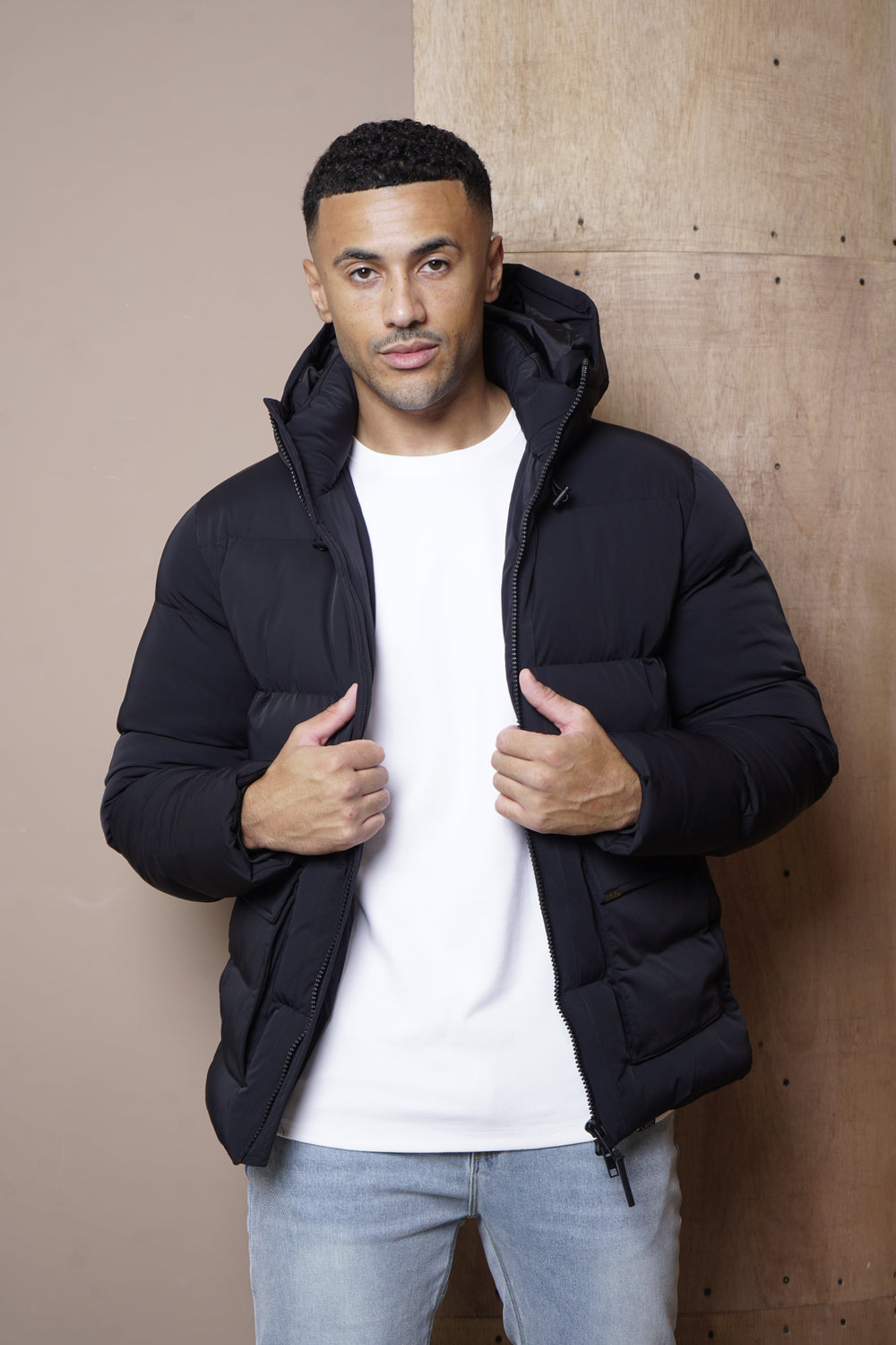 Capo Puffer Coat - Black