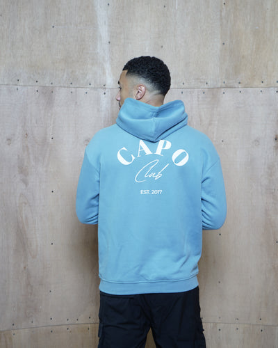 Capo Club Relaxed Hoodie - Sky Blue