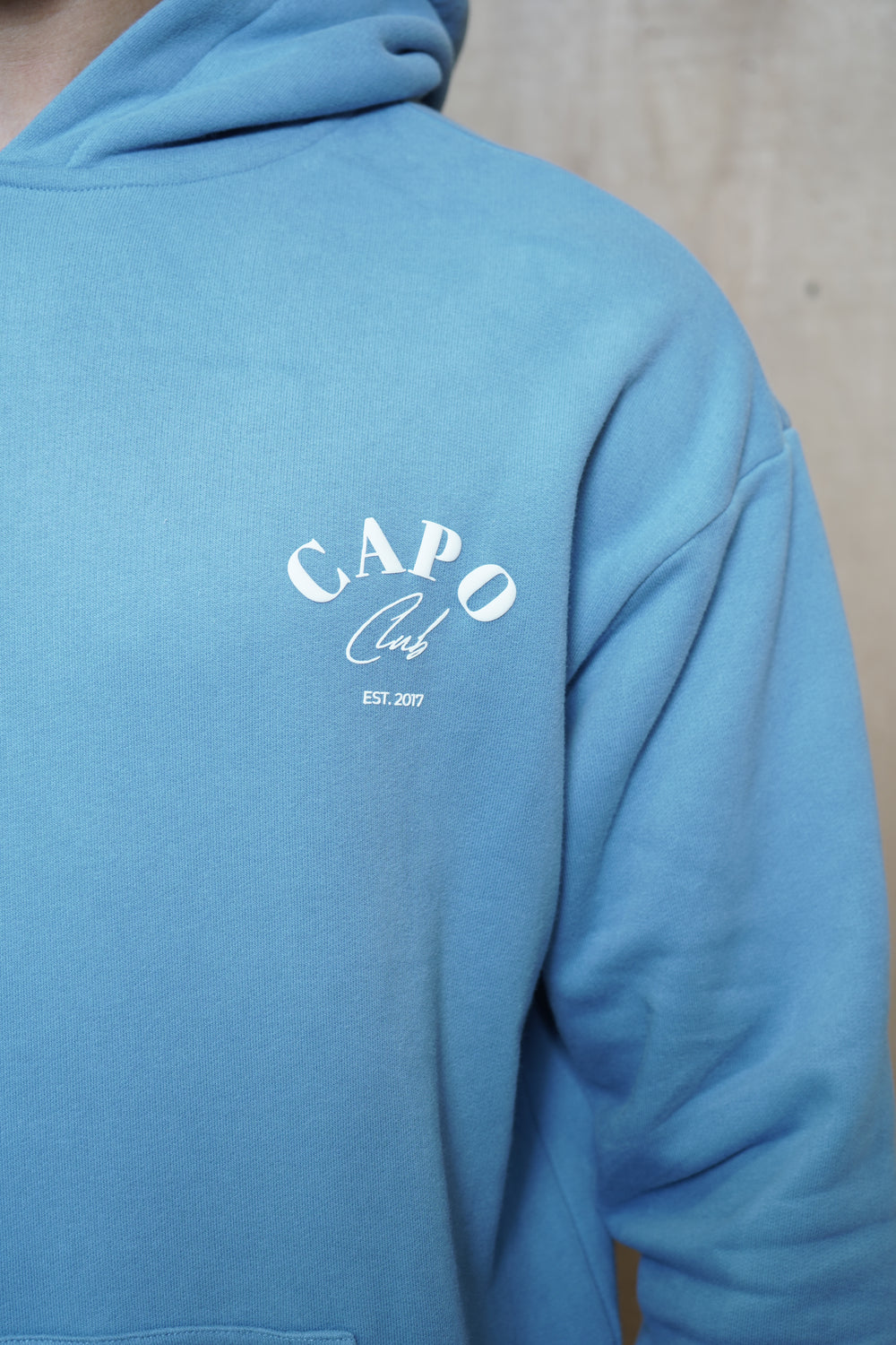 Capo Club Relaxed Hoodie - Sky Blue