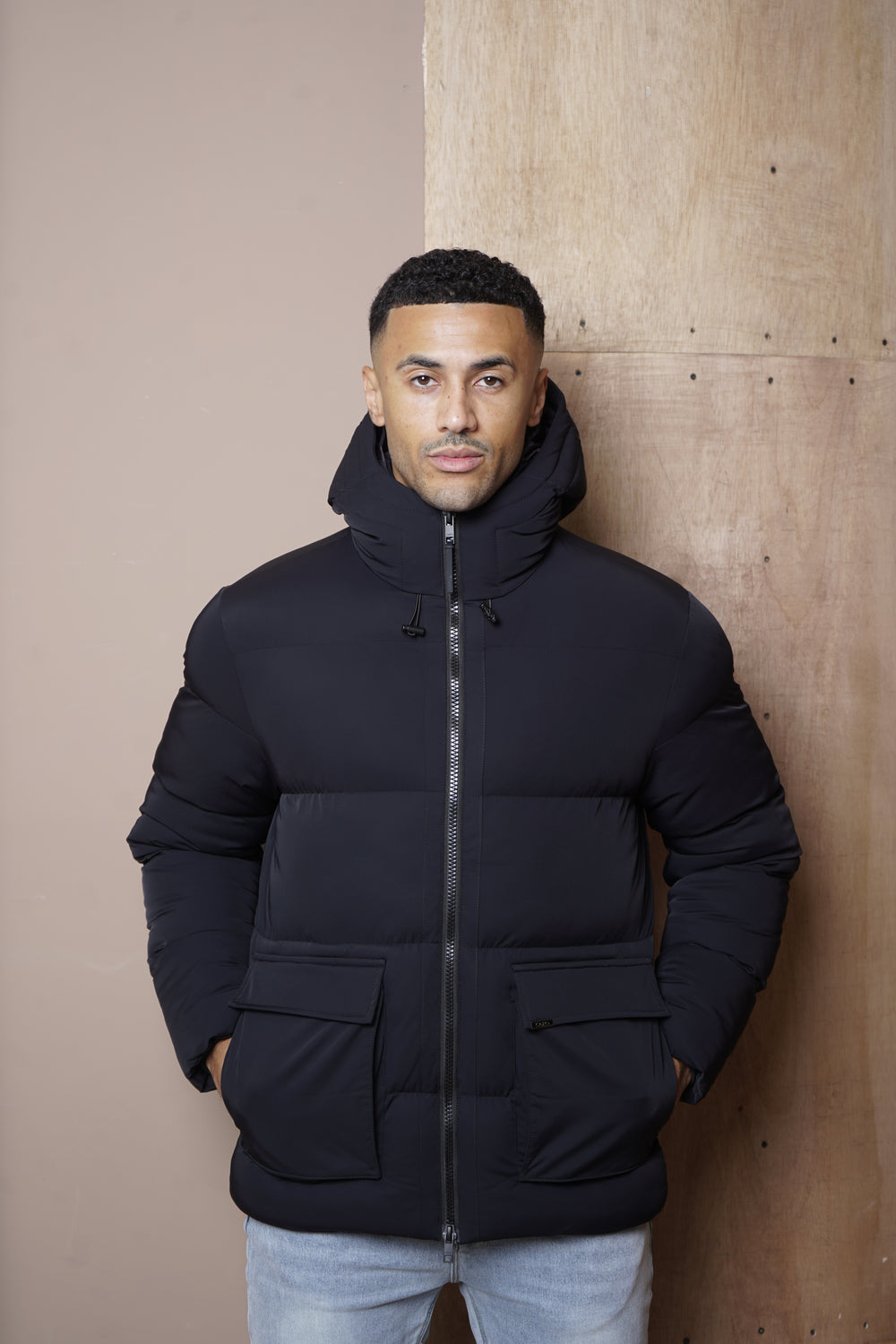 Capo Puffer Coat - Black