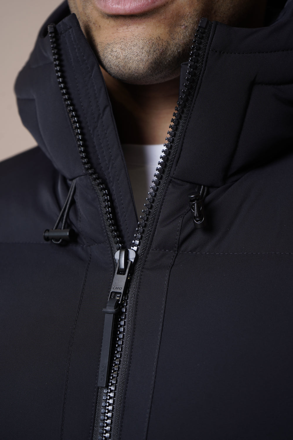 Capo Puffer Coat - Black