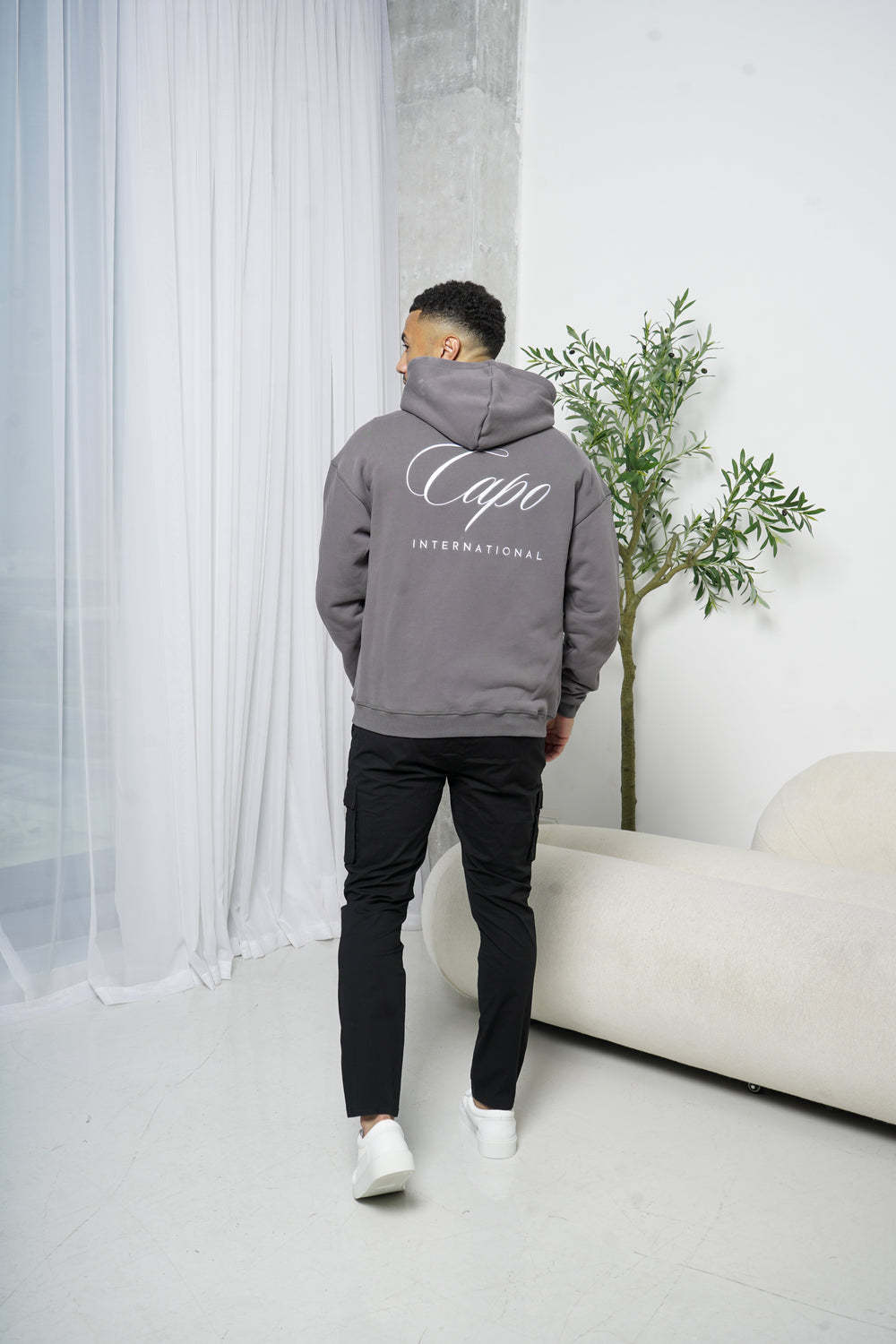 Capo International Full Zip Hoodie - Charcoal