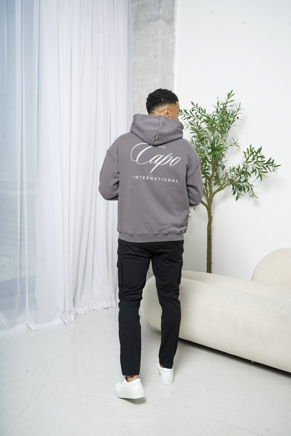 Capo International Full Zip Hoodie - Charcoal