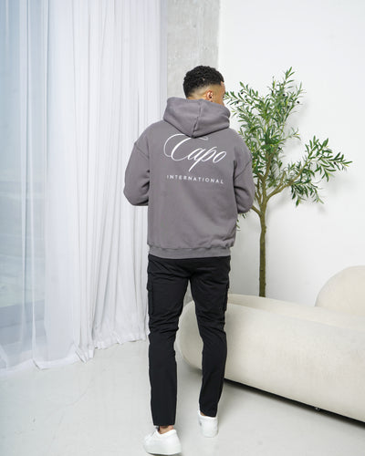 Capo International Full Zip Hoodie - Charcoal