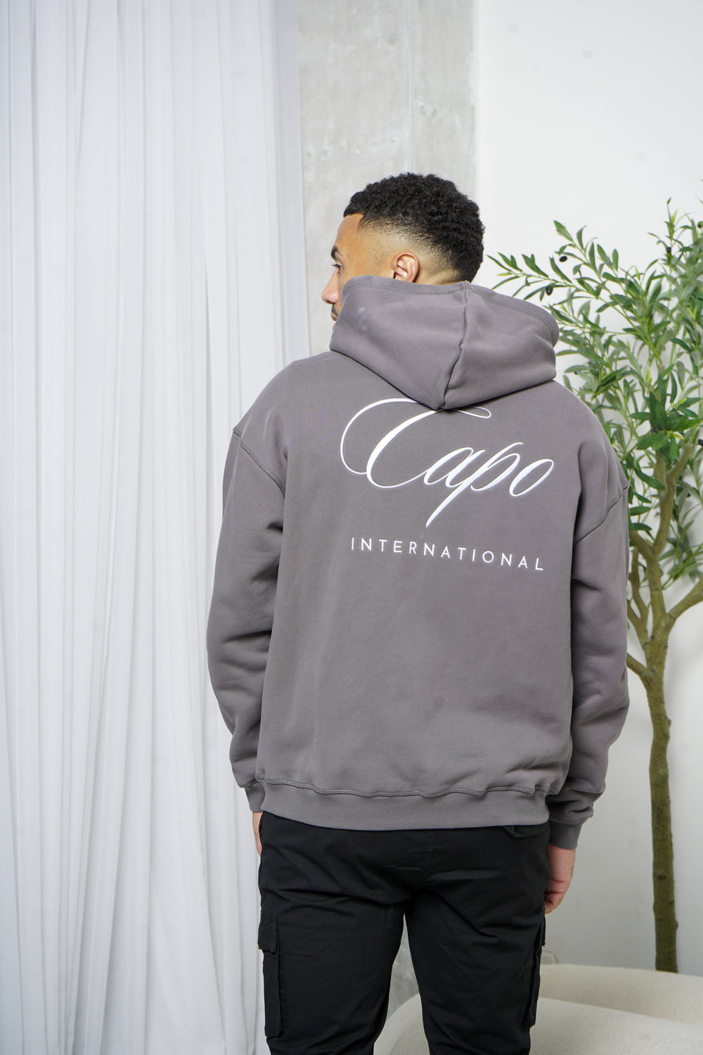 Capo International Full Zip Hoodie - Charcoal