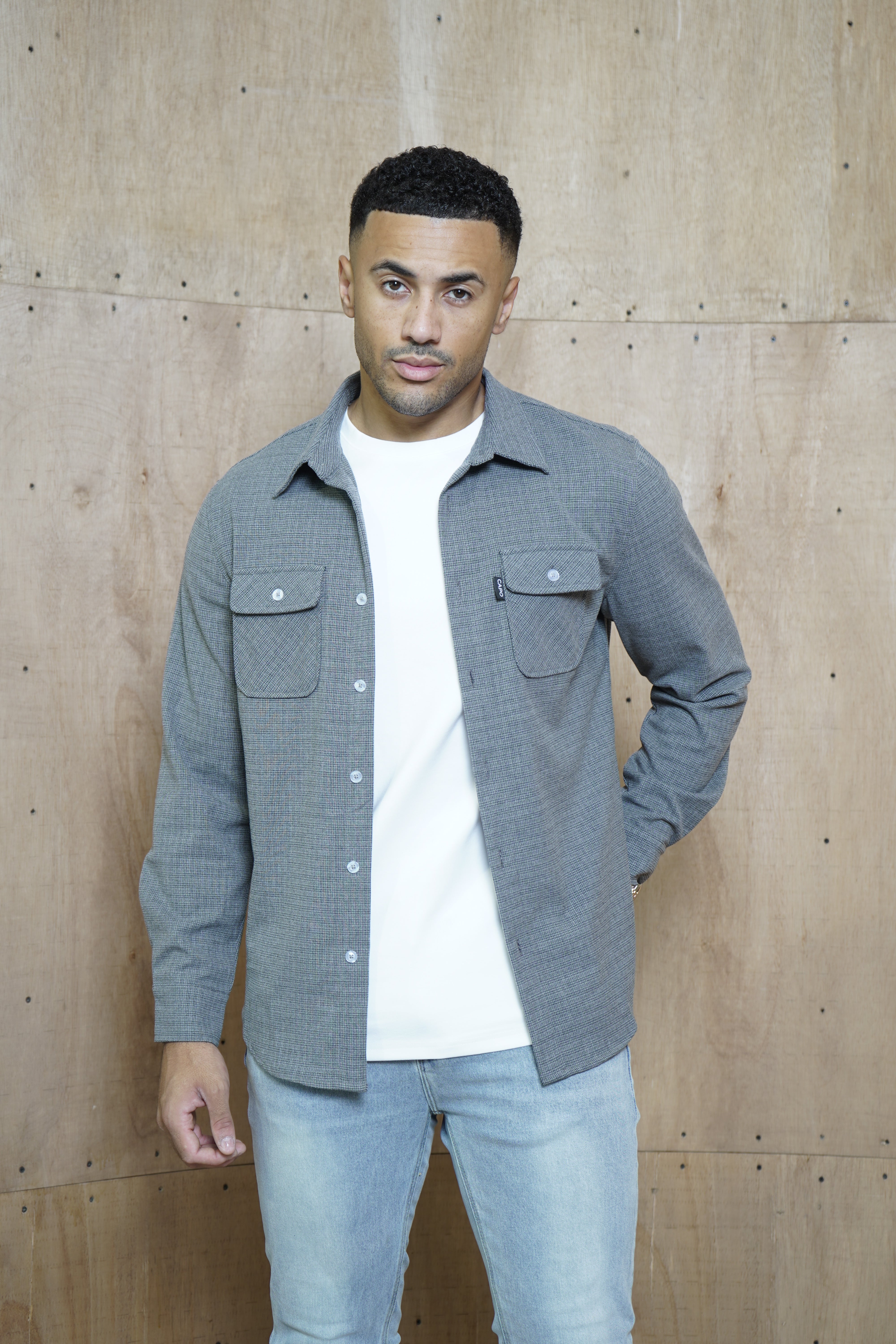 Capo Ollie Overshirt - Grey
