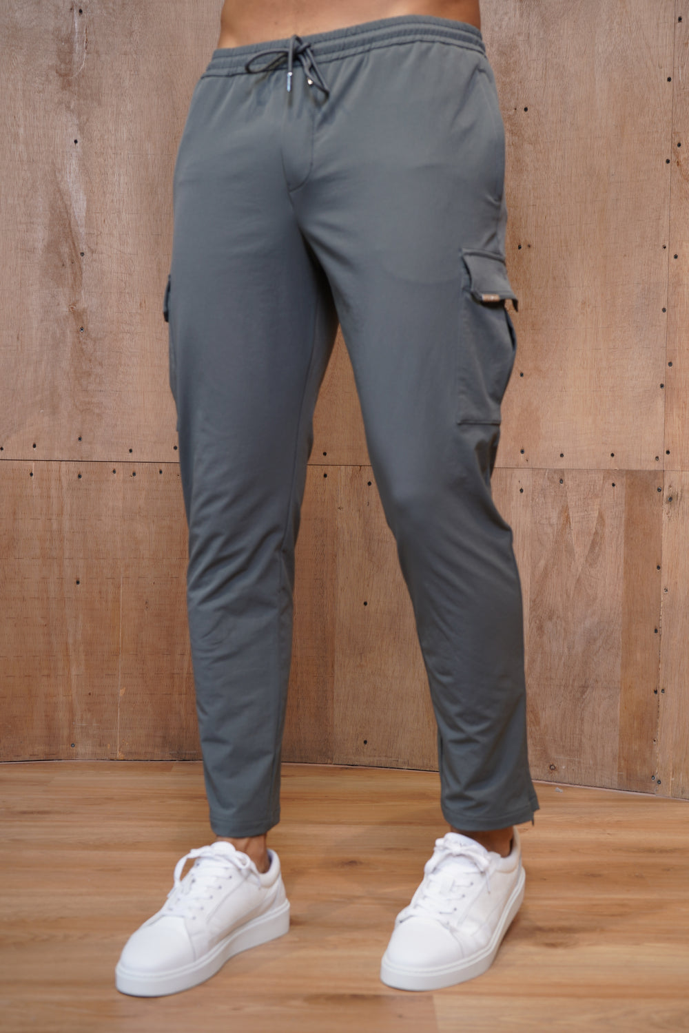 Capo Utility Regular Cargo Pants - Charcoal