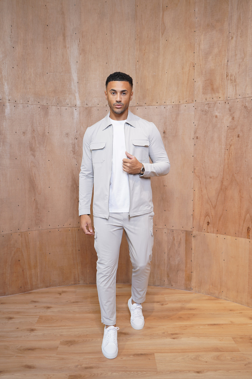 Capo Utility Regular Cargohose - Hellgrau