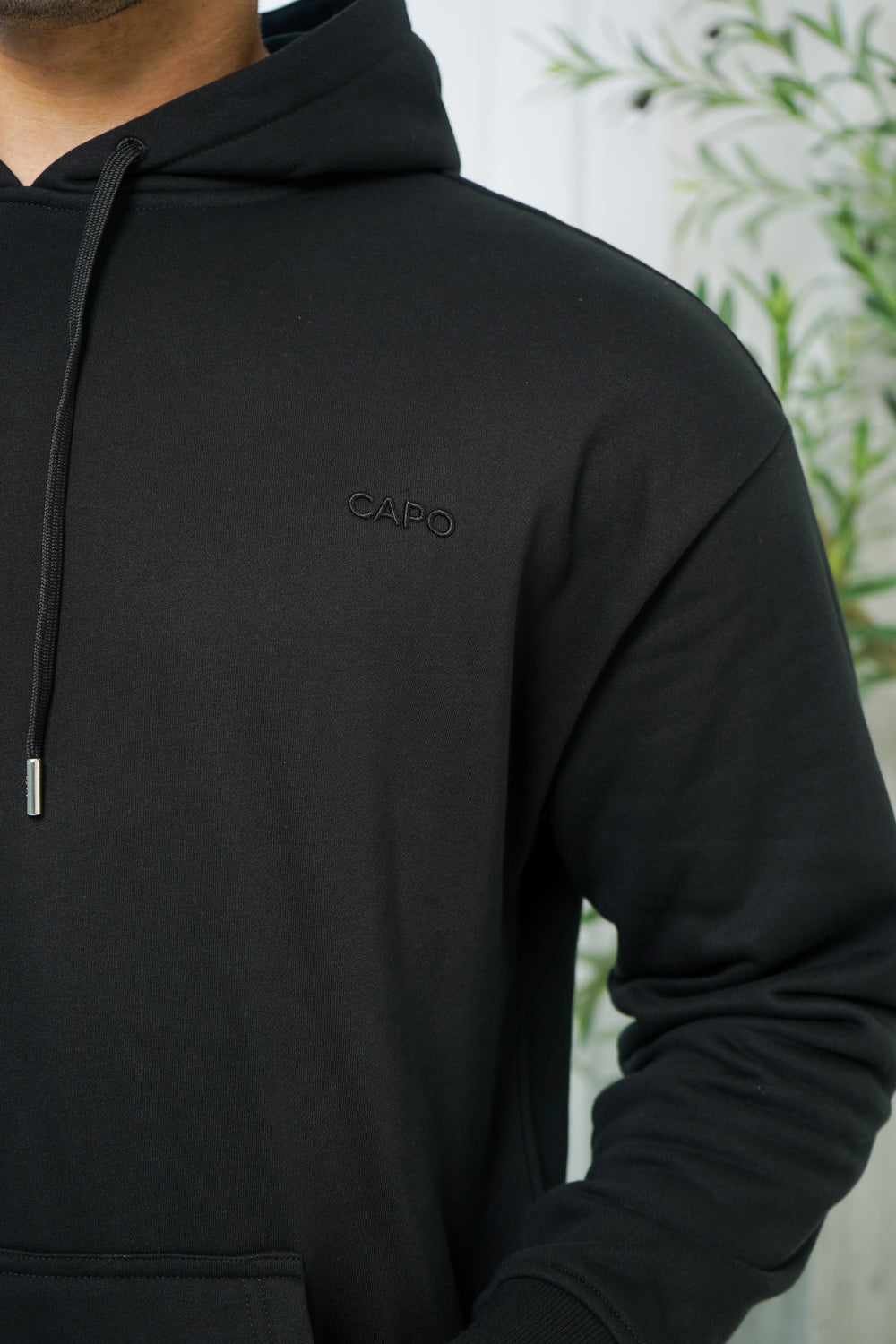 Capo Tracksuit Overhead Hoodie - Black