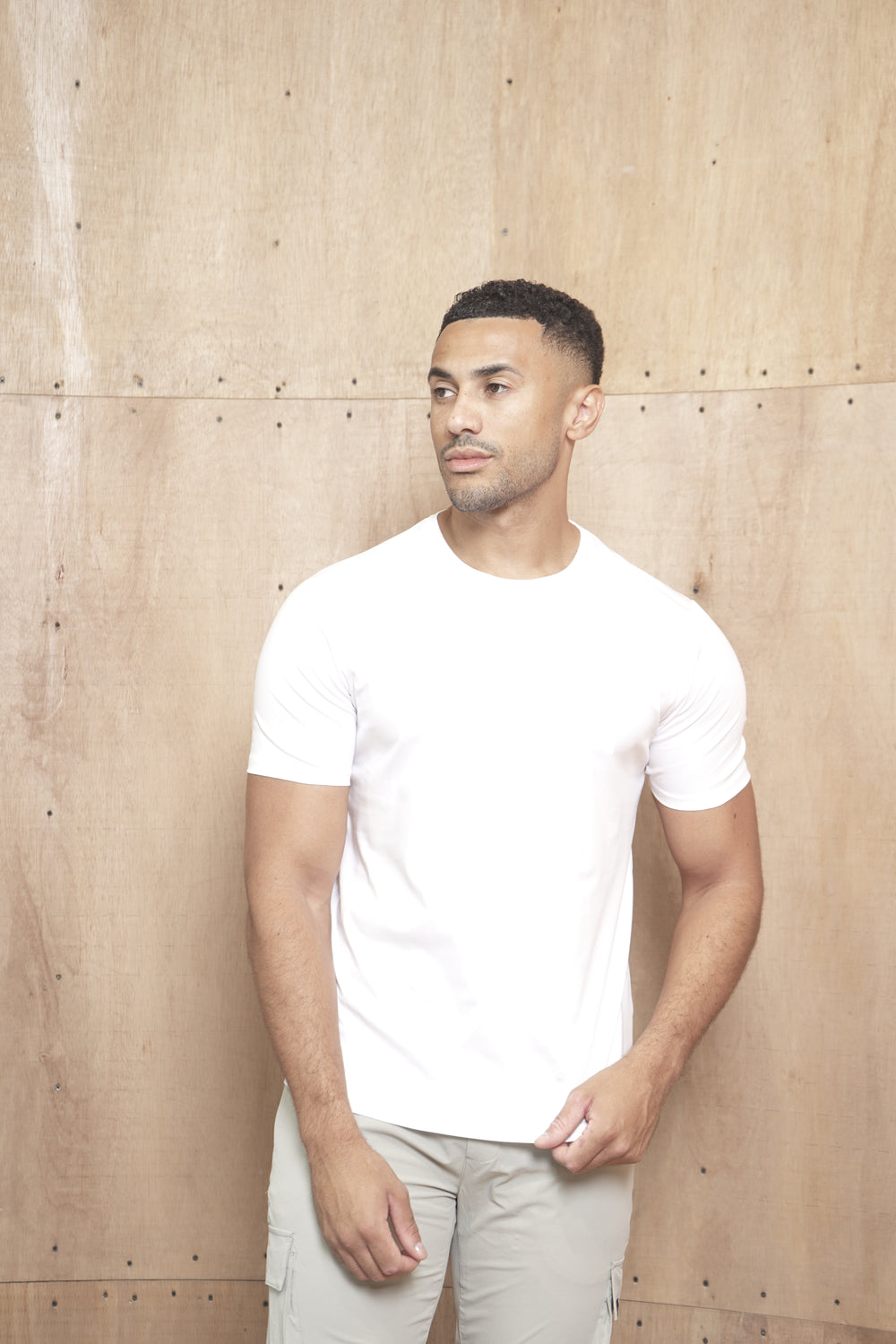 Capo Crew Neck Every Day Cotton T-Shirt - White