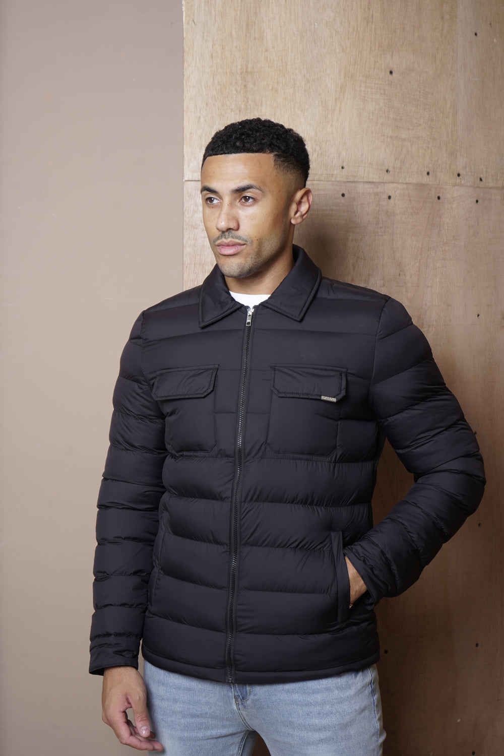 Capo Lightweight Padded Jacket - Black