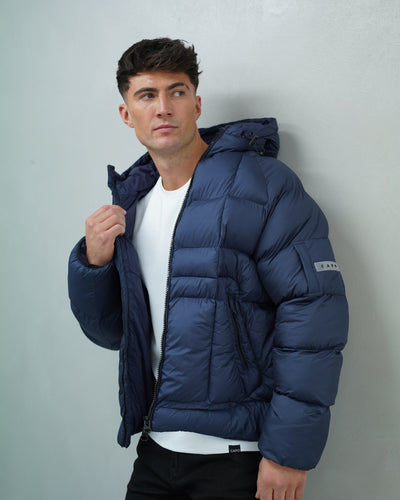 Capo CUBE Coat Jacket - Navy