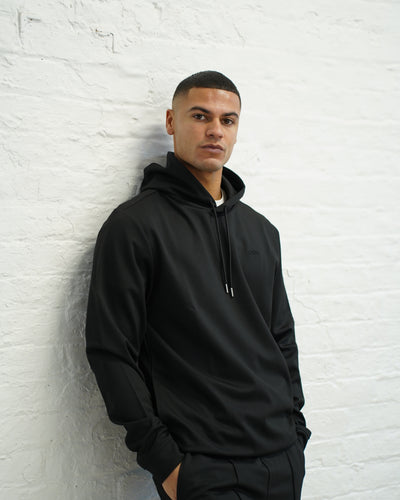 Capo Interlock Hoodie - Black