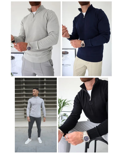 Capo Egyptian Cotton 1/4 Zip Top 4-Pack