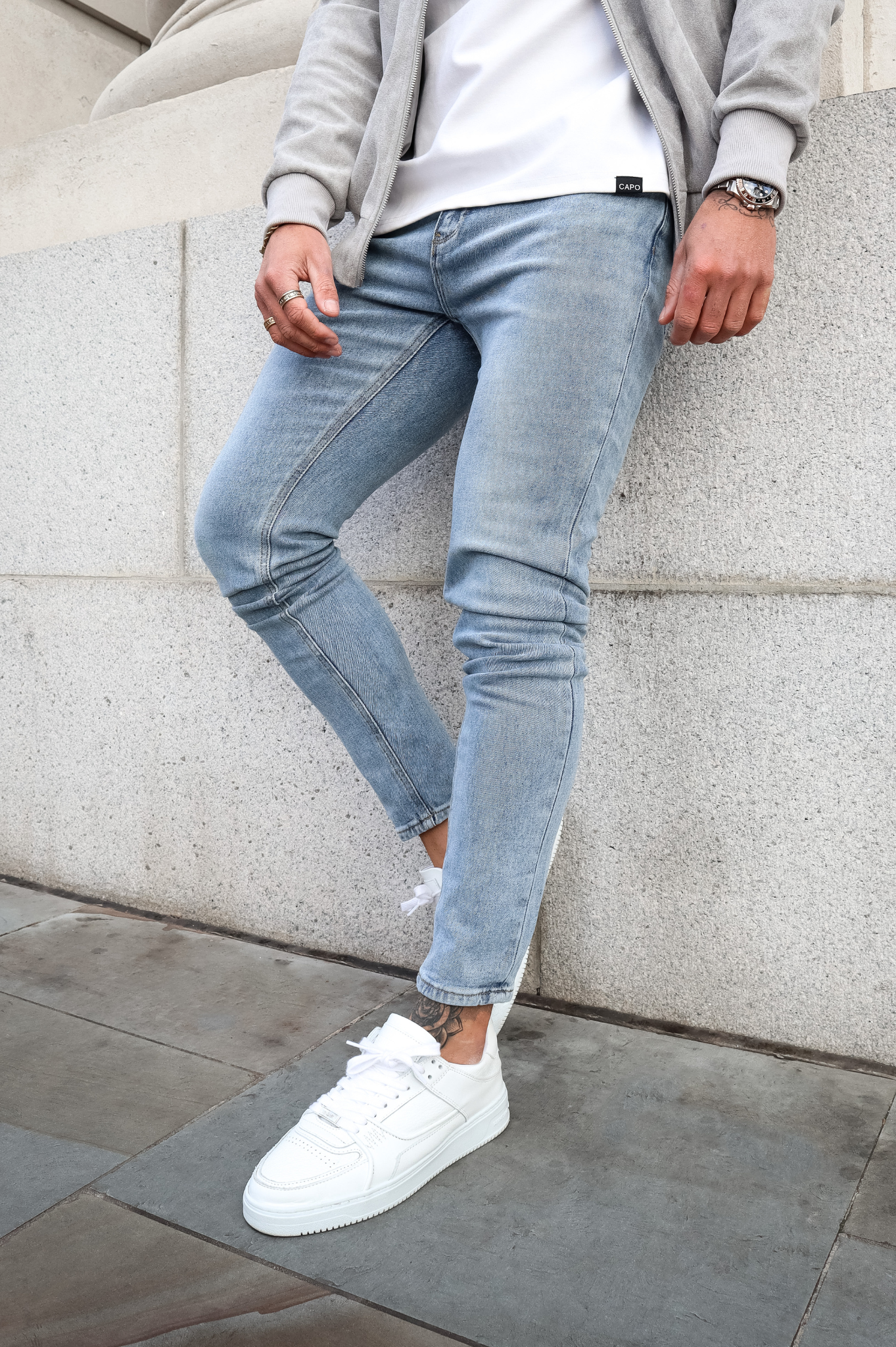 Capo Slim Jeans - Blue – CAPO | Meaning Behind The