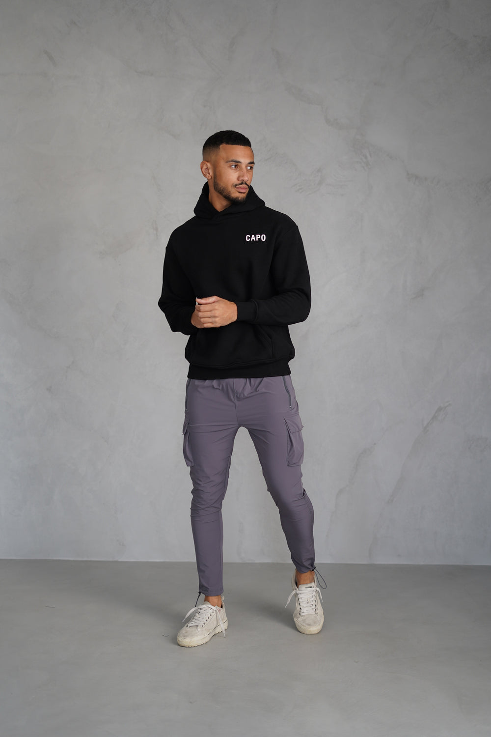 Capo PRINT Hoodie - Black