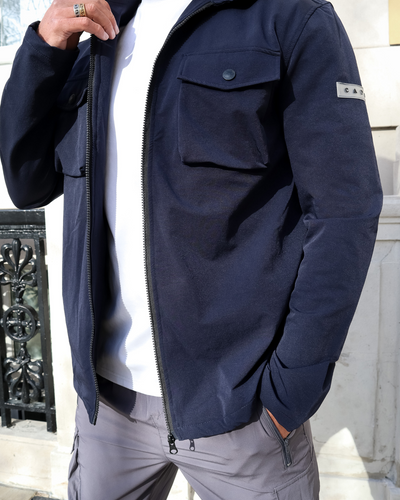 Capo BUTTON Jacket - Navy