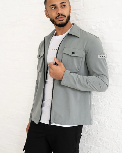 Capo BUTTON Jacket - Grey