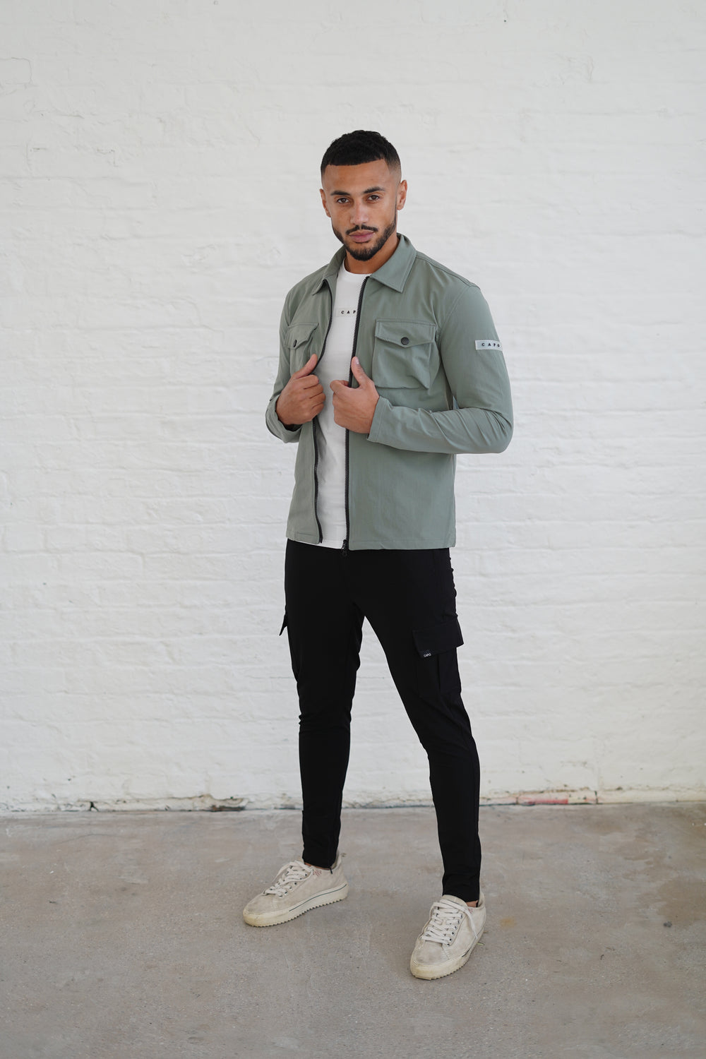 Capo BUTTON Jacket - Olive