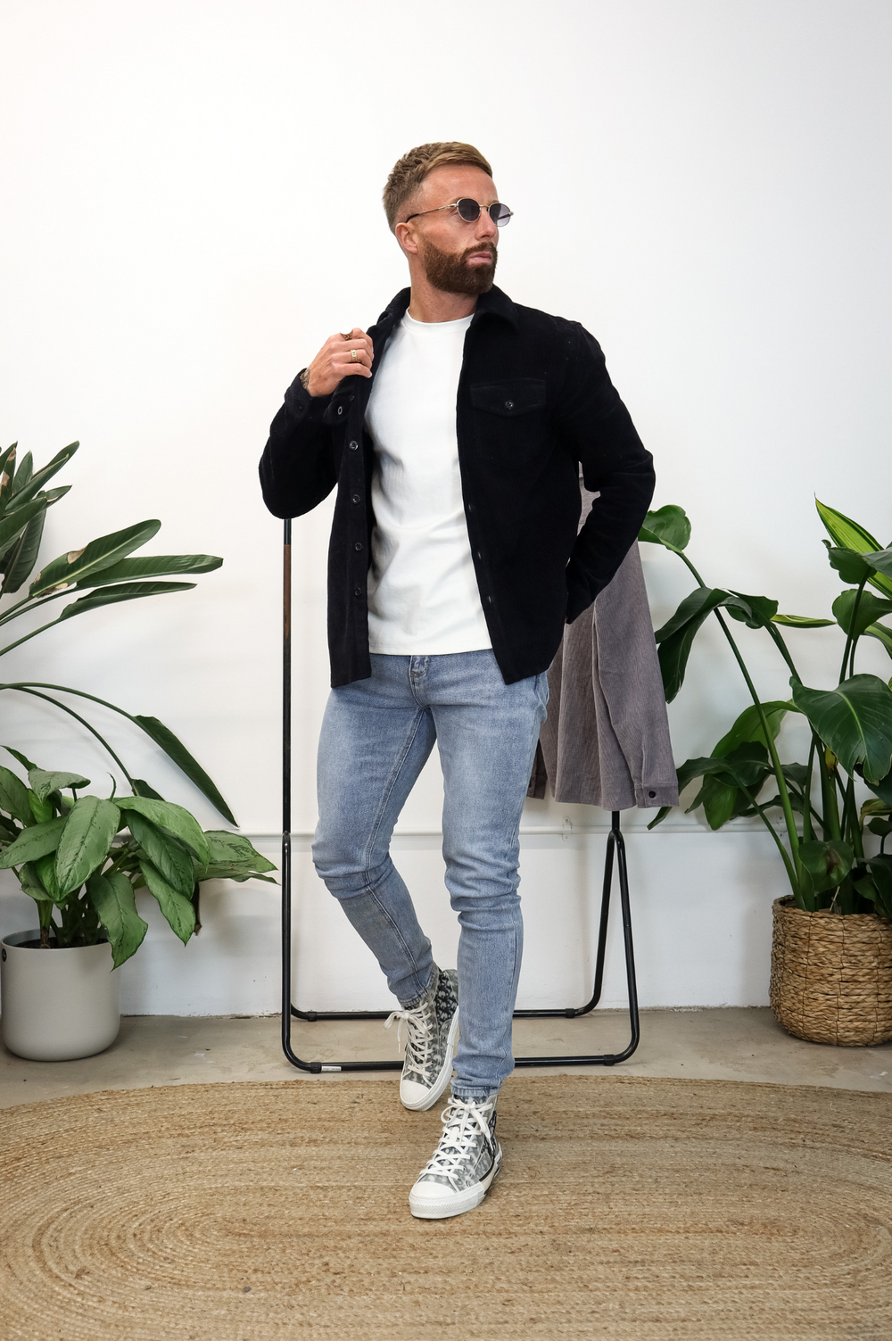 Capo CORD OVERSHIRT - Black