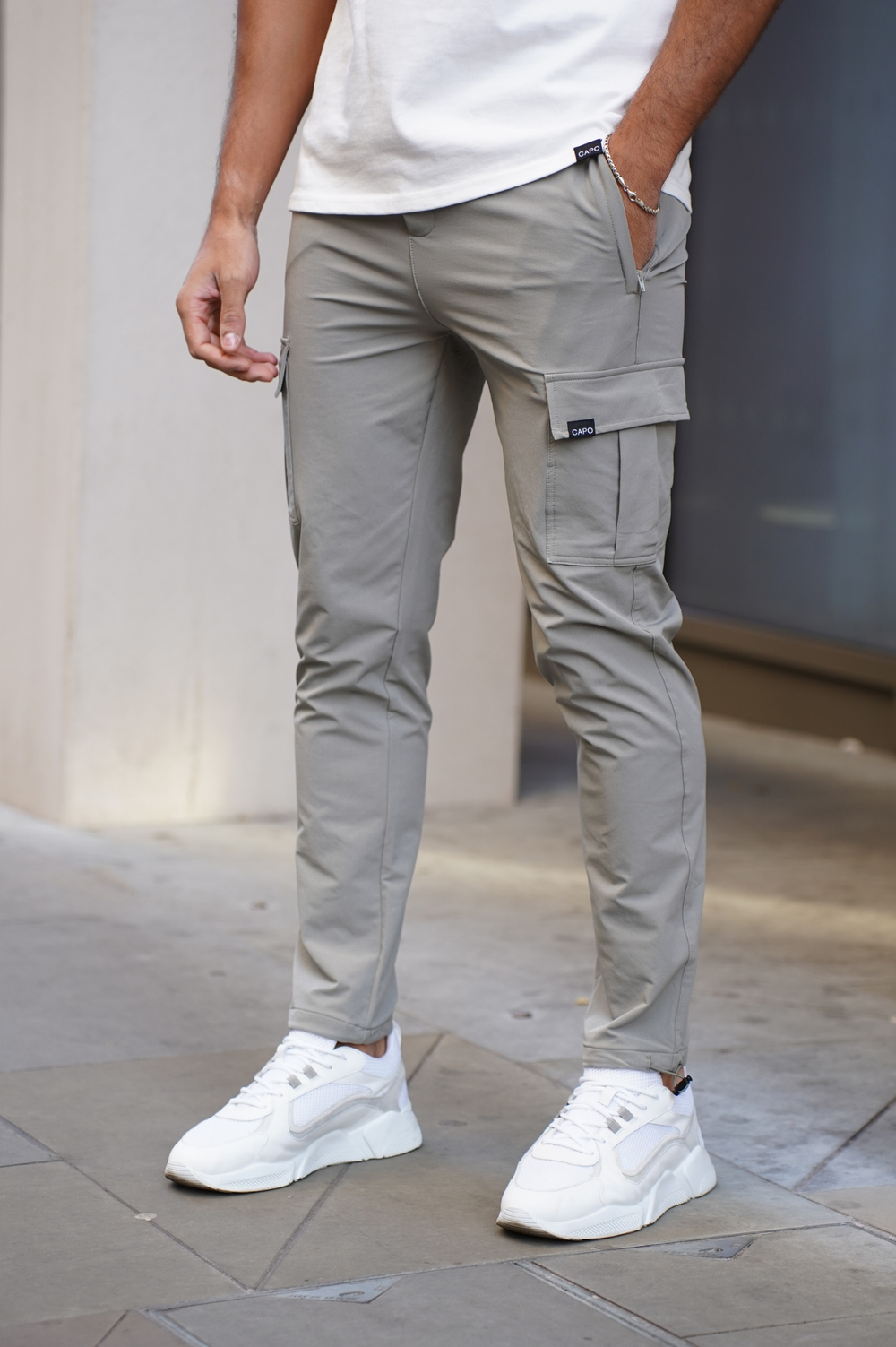 Capo UTILITY Cargo Pant Toggle V2 - Light Grey