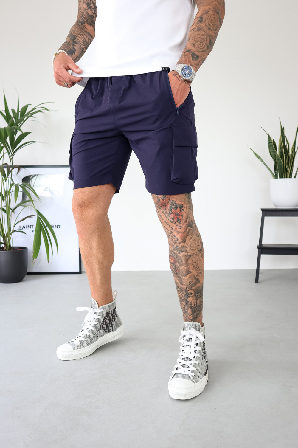 Capo LIGHTWEIGHT Cargo Short - Navy – CAPO | Meaning Behind The Brand