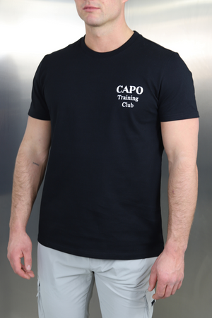 Capo TRAINING Club Print T-Shirt - Black