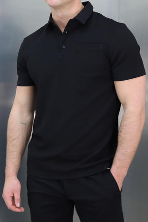 Capo TWIST Polo Shirt - Black