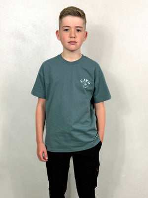 Capo Kids Beach Club T-Shirt - Dusky Blue