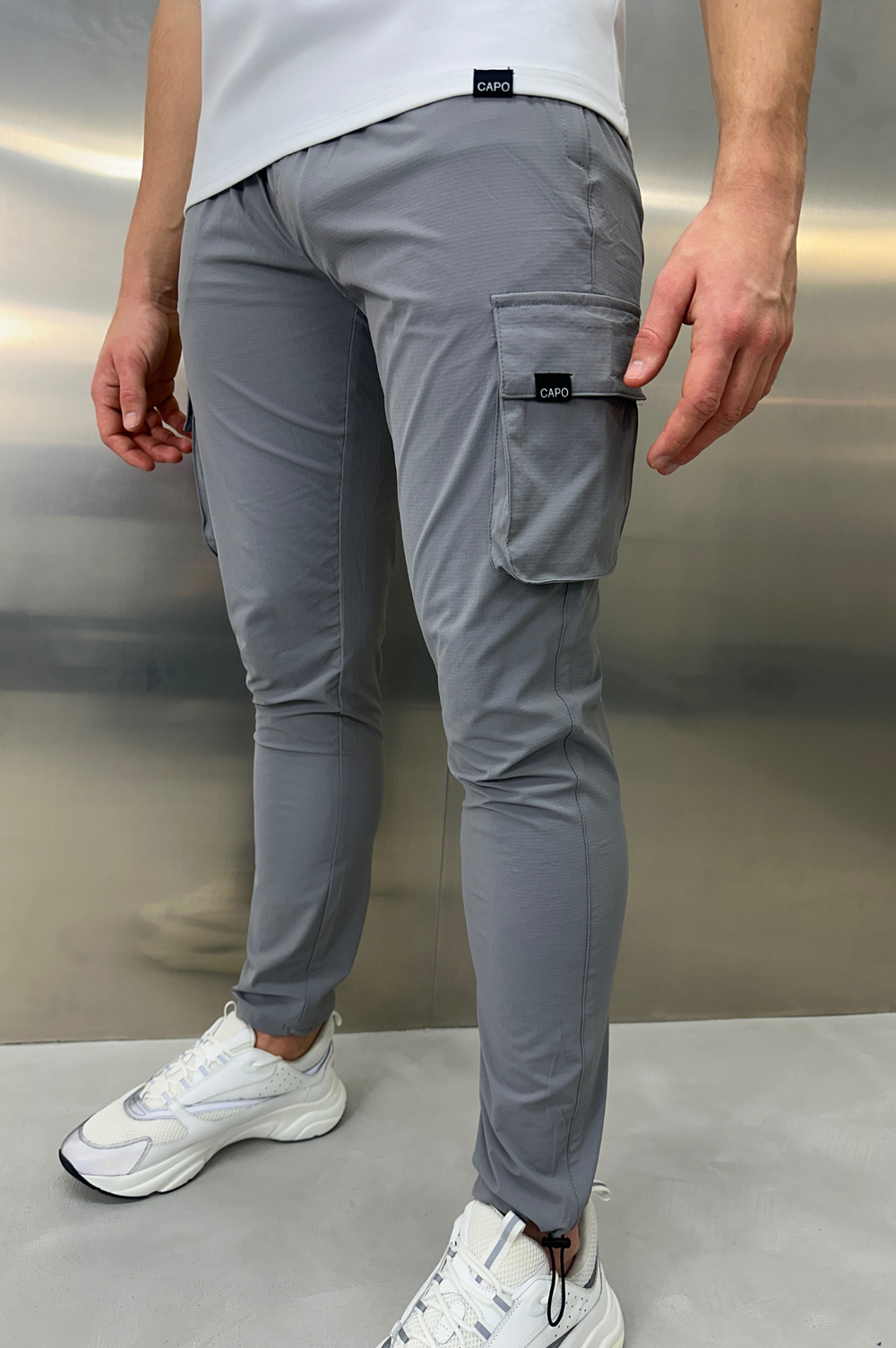 Capo ACTIVE Cargo Pant Toggle - Mid Grey