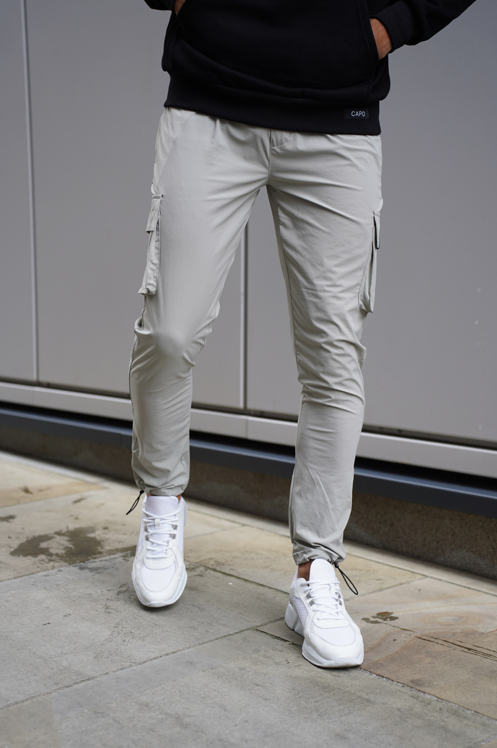 Capo ACTIVE Cargo Pant Toggle - Light Grey