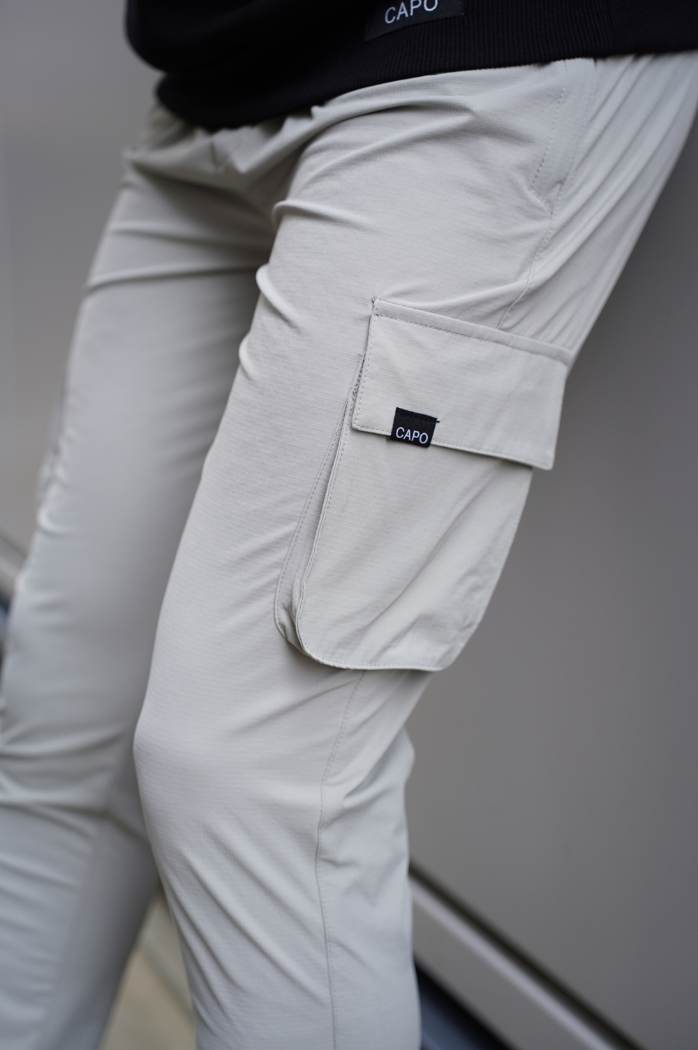 Capo ACTIVE Cargo Pant Toggle - Light Grey