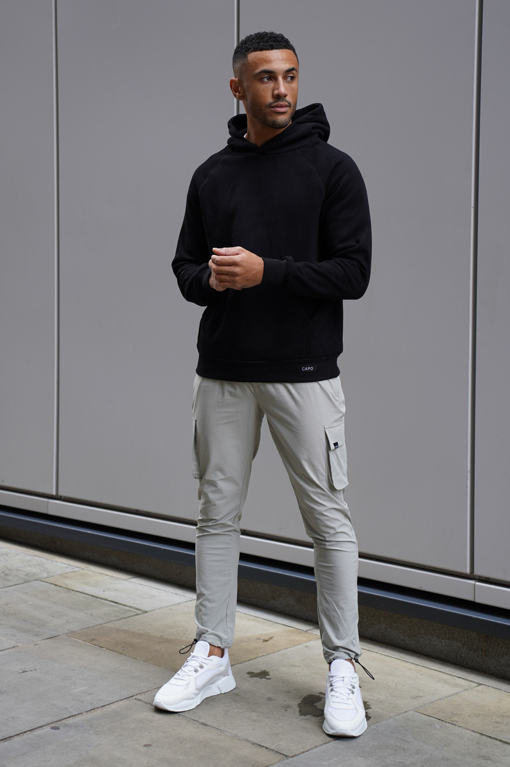 Capo ACTIVE Cargo Pant Toggle - Light Grey