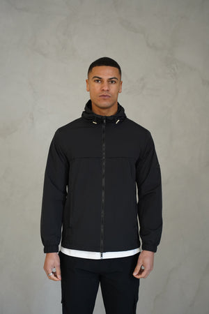 Capo Crinkle Lightweight Jacket - Black