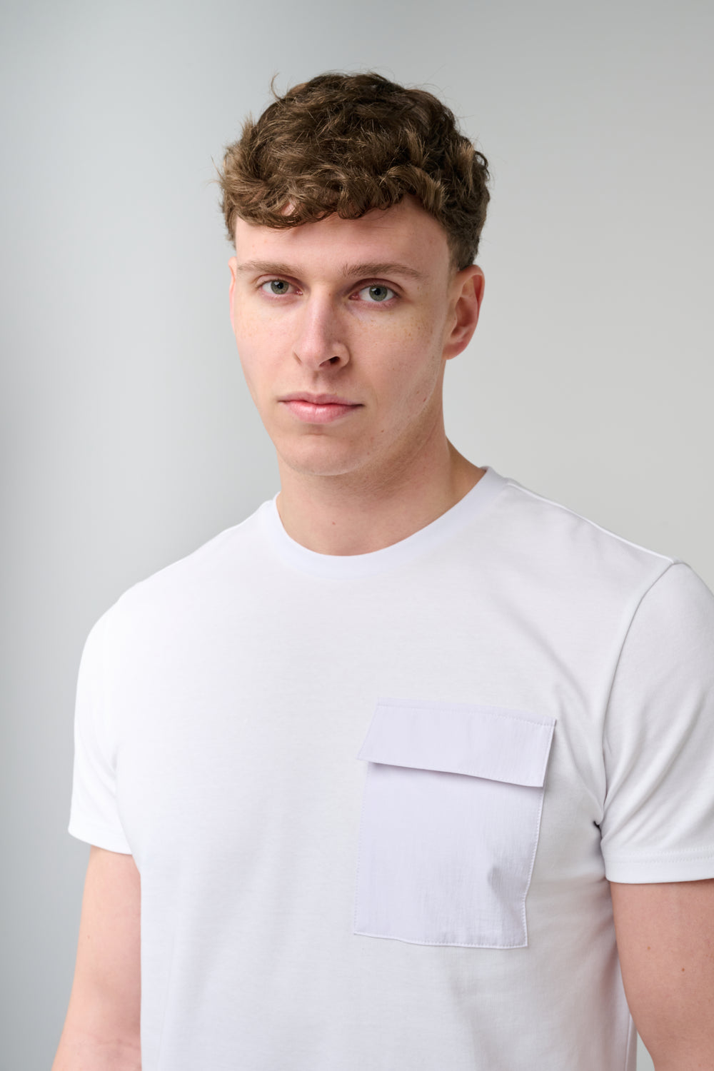 Capo Cargo Pocket T-Shirt - White