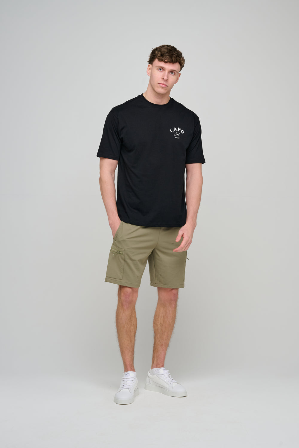 Capo Utility Tech Cargo Short - Olive