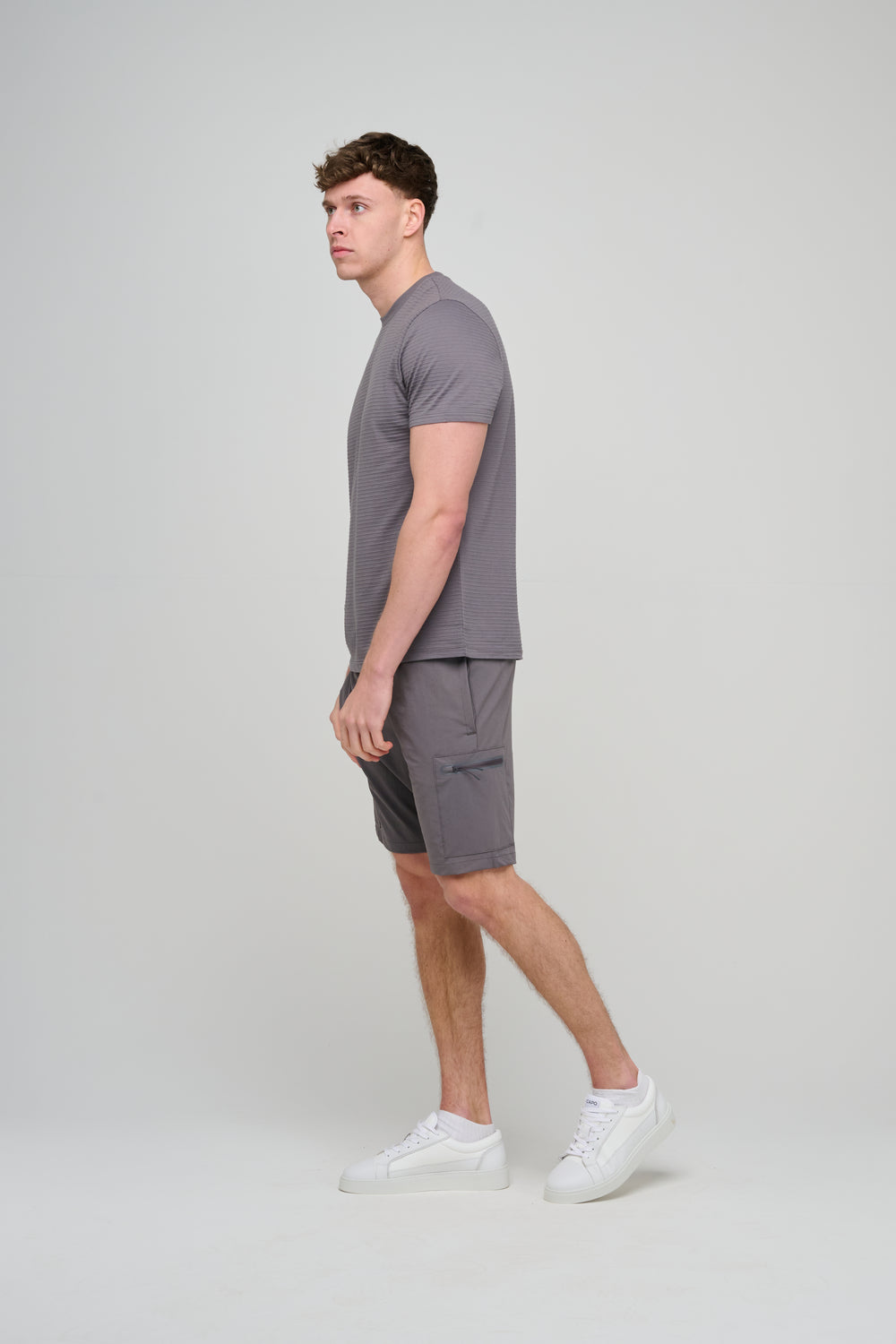 Capo Utility Tech Cargo Short - Charcoal