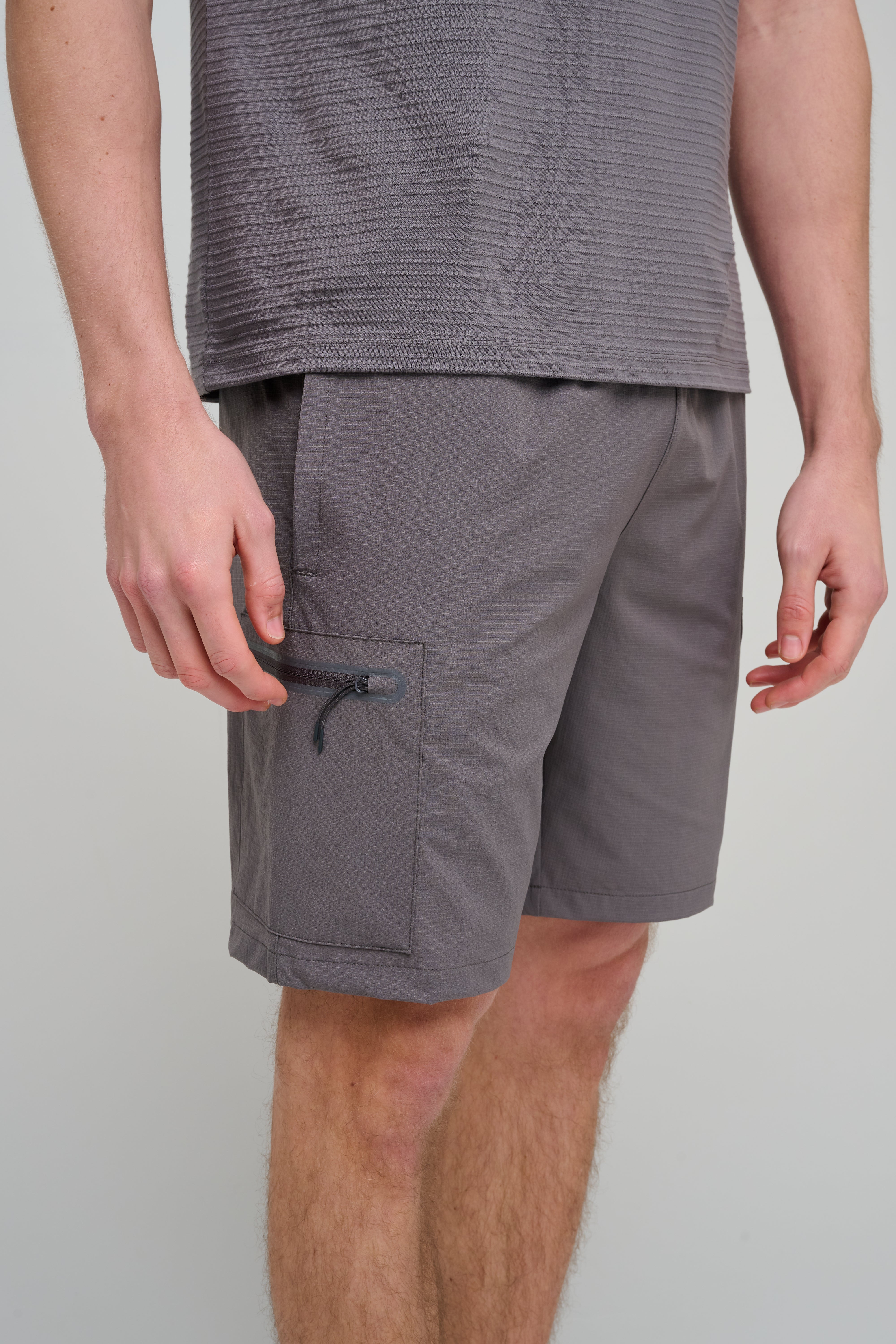 Capo Utility Tech Cargo Short - Charcoal