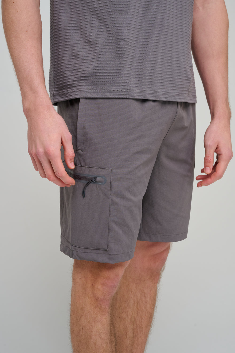 Capo Utility Tech Cargo Short - Charcoal