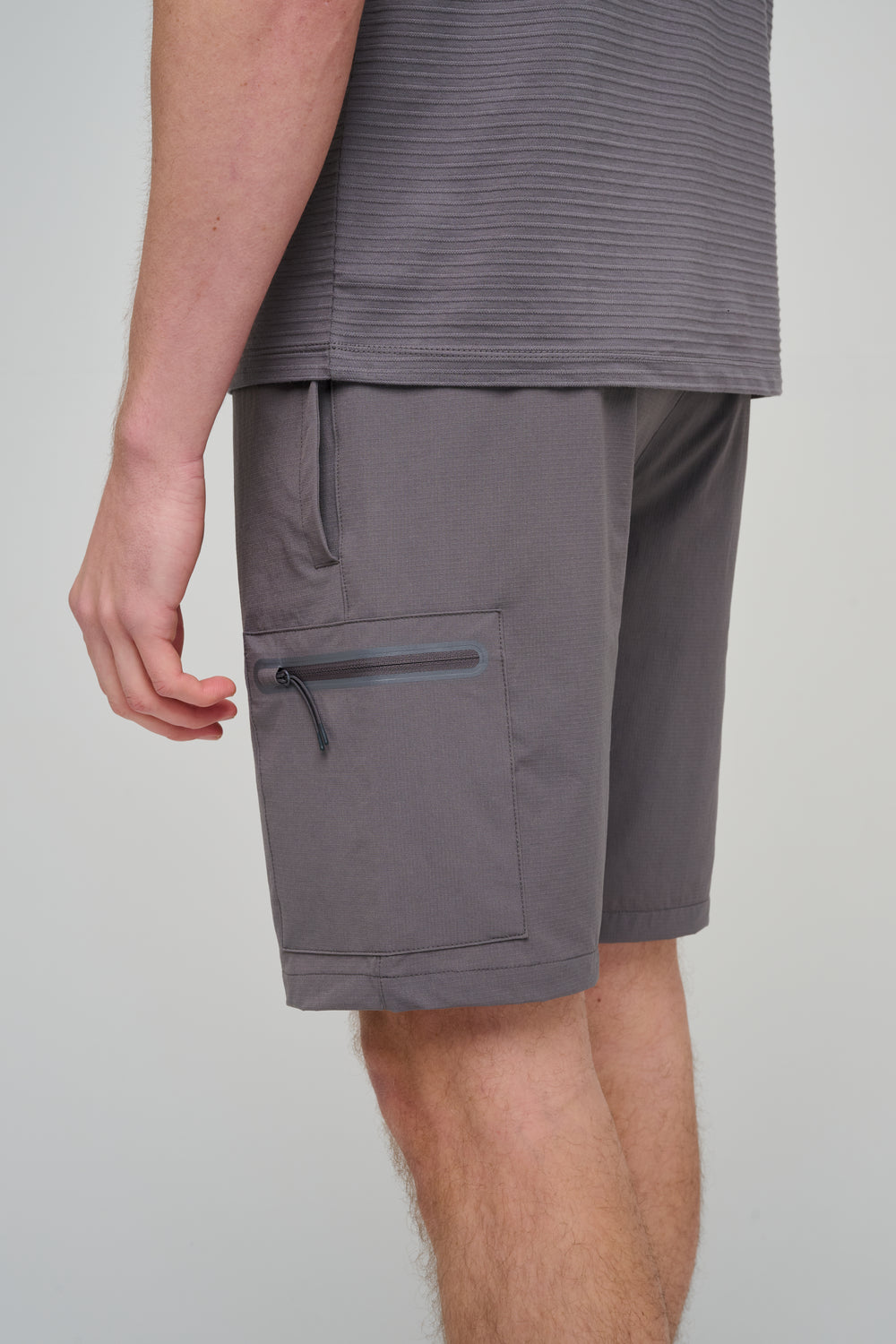 Capo Utility Tech Cargo Short - Charcoal