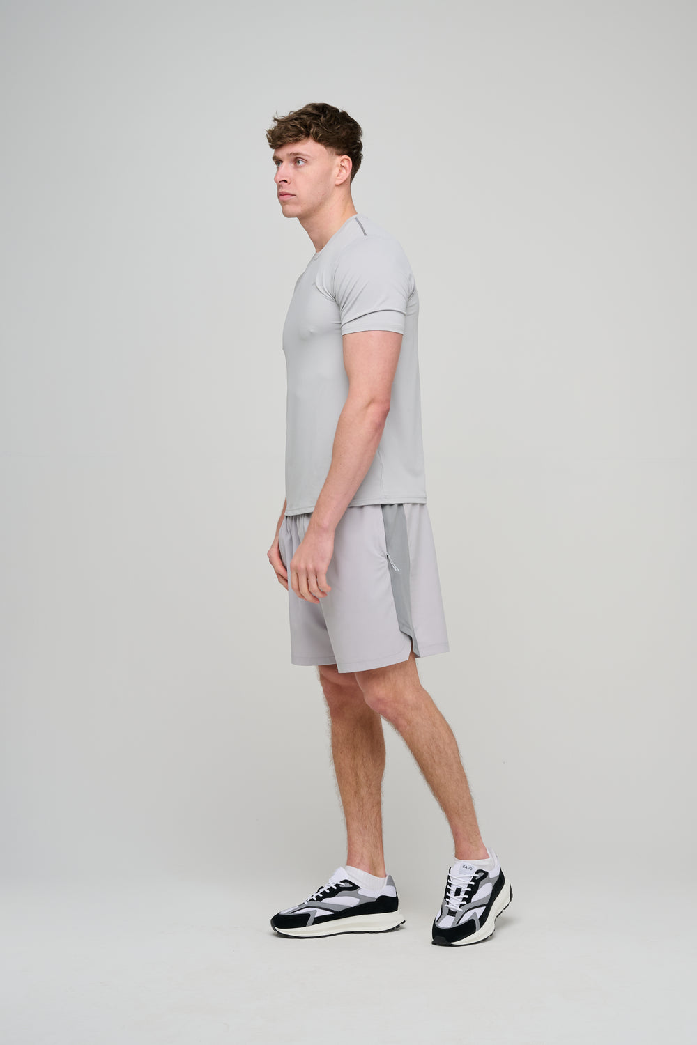 Capo Active Performance Shorts - Light Grey