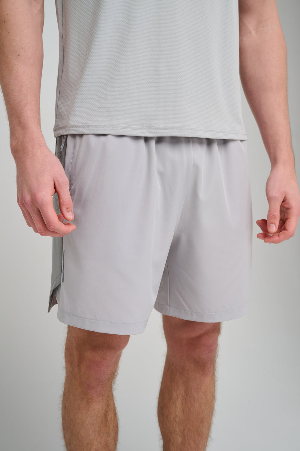 Capo Active Performance Shorts - Light Grey